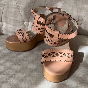 Chloé Platform Shoes Pink 39 Italy